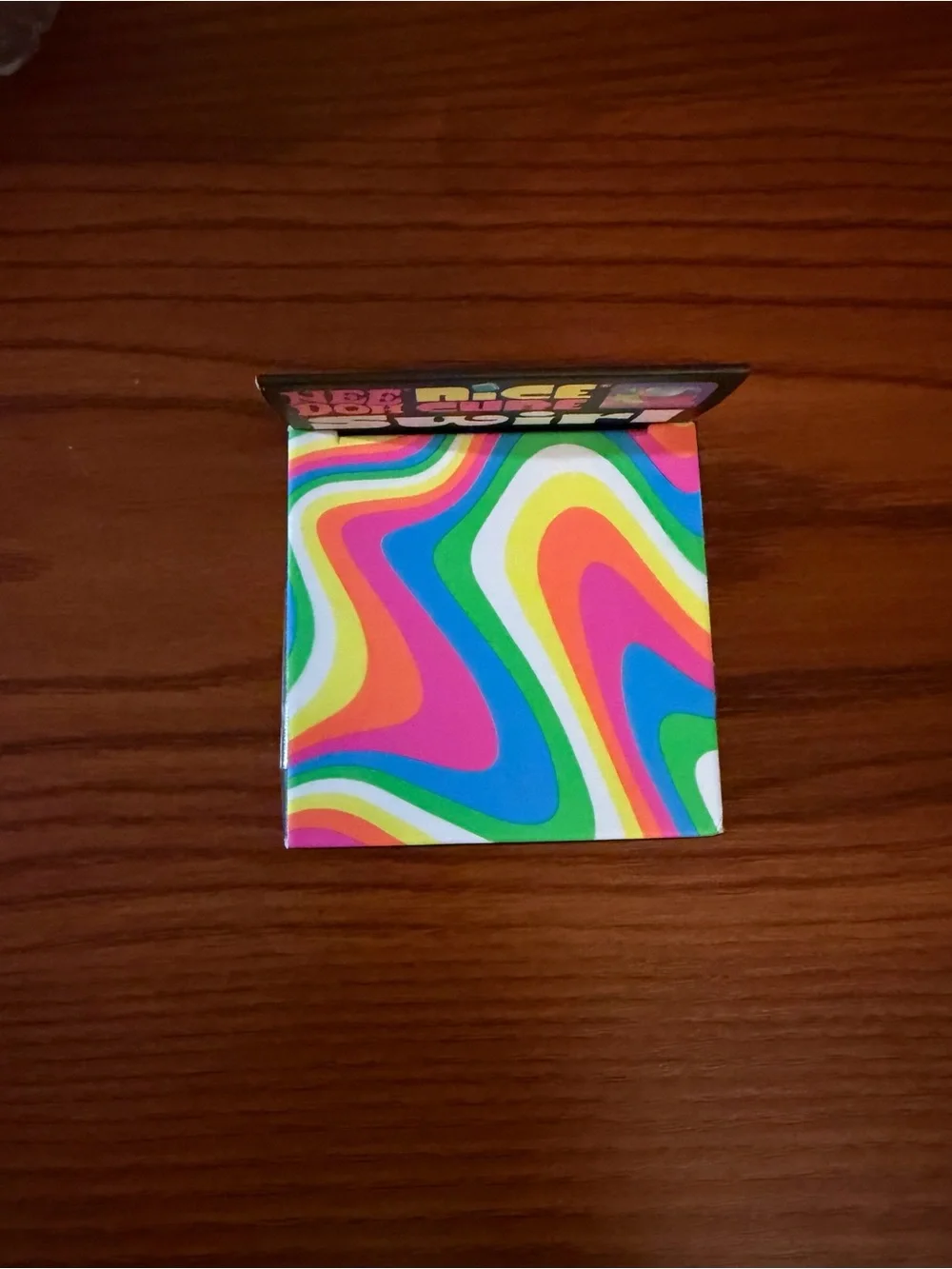 Schylling NeeDoh Nice Cube SWIRL! Brand new, unopened - Green/Purple